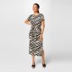 рокля,дамски,поли,и,рокли,biba,tie,front,jersey,dress,zebra,print
