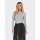 дамски,тениски,дамски,топове,only,riley,ls,top,ld00,lt,grey,melange