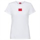 тениска,дамски,тениски,hugo,the,slim,tee,red,label,white,100