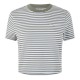 бебешка,тениска,дамски,топове,jack,wills,striped,baby,tee,ld44,white,green