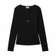дамски,топове,calvin,klein,jeans,ckj,wvn,ls,rib,ld64,black