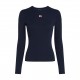 дамска,тениска,дамски,топове,tommy,jeans,women,s,badge,cotton,long,sleeve,slim,fit,t,shirt,dark,blue