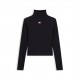 дамска,тениска,дамски,топове,tommy,jeans,women,s,badge,cotton,roll,neck,long,sleeve,t,shirt,black
