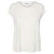 дамска,тениска,дамски,топове,vero,moda,vm,ava,plain,shirt,sleeve,t,shirt,womens,snow,white
