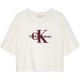 юношеска,тениска,детски,облекла,calvin,klein,jeans,cropped,logo,t,shirt,juniors,ivory,ybi