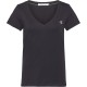 тениска,дамски,тениски,calvin,klein,jeans,stretch,v,neck,t,shirt,bk,black,bae