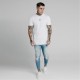 дънки,мъжки,дънки,siksilk,low,rise,skinny,ripped,jeans,light,wash