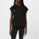 тениска,дамски,топове,pangaia,cotton,cropped,shoulder,t,shirt,with,pprmint,tm,black