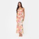 рокля,i,saw,it,first,floral,mesh,maxi,dress,multi