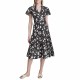 дамска,рокля,дамски,поли,и,рокли,dkny,women,s,commute,midi,shirt,dress,black,floral