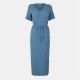 рокля,дамски,поли,и,рокли,дамски,облекла,размер,vero,moda,bubble,v,dress,ld99,coronet,blue