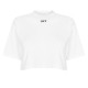 дамска,къса,блуза,дамски,топове,off,white,women,s,stamp,rib,cotton,short,sleeve,slim,fit,cropped,crop,top,white,0110