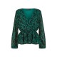 дамски,топове,mela,london,mela,london,green,velour,printed,wrap,top,green