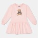 рокля,детски,3/4,панталони,moschino,kids',modern,soft,fabric,jumper,dress,sugar,rose50209