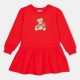рокля,детски,3/4,панталони,moschino,kids,jumper,dress,poppy,red,50109