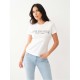 тениска,дамски,топове,true,religion,women's,slim,crew,neck,logo,short,sleeve,t,shirt,optic,white