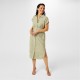рокля,дамски,поли,и,рокли,biba,biba,printed,shirt,dress,green,chevron