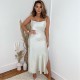 рокля,дамски,поли,и,рокли,ax,paris,satin,cowl,neck,midi,dress,oyster
