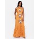 рокля,дамски,поли,и,рокли,maya,deluxe,maya,orange,embellished,halter,neck,ruffled,maxi,dress,orange