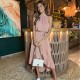 рокля,дамски,поли,и,рокли,ax,paris,blush,halterneck,dipped,hem,midi,dress,blush