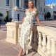 рокля,дамски,поли,и,рокли,ax,paris,cream,floral,printed,strappy,frill,hem,midi,dress,cream