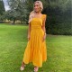 рокля,дамски,поли,и,рокли,ax,paris,frill,strap,tiered,midi,dress,yellow