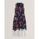 ted,baker,ted,floral,midi,dres,ld71,navy