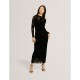 рокля,дамски,поли,и,рокли,ted,baker,ted,mesh,midi,dress,ld64,black