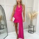 рокля,дамски,поли,и,рокли,ax,paris,fuchsia,halter,tie,neck,mini,dress,fuchsia