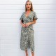 рокля,дамски,поли,и,рокли,ax,paris,khaki,printed,bell,sleeve,midi,dress,khaki