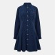 рокля,дамски,поли,и,рокли,polo,ralph,lauren,women's,cord,shirt,dress,navy