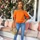 дамски,топове,ax,paris,elasticated,off,the,shoulder,frill,detail,top,orange