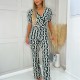 дамски,летни,гащеризони,ax,paris,multi,geometric,printed,wrap,top,belted,jumpsuit,multi
