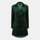 рокля,дамски,поли,и,рокли,good,american,women's,velvet,executive,blazer,dress,pine,green003