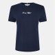 тениска,дамски,топове,tommy,hilfiger,women's,script,short,sleeve,regular,fit,t,shirt,dark,night,navy