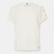 тениска,дамски,топове,tommy,hilfiger,women's,gold,button,short,sleeve,regular,fit,t,shirt,ivory,silk