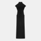 дамска,рокля,jean,paul,gaultier,women,s,floor,length,maxi,dress,black
