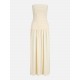дамска,рокля,дамски,поли,и,рокли,jjxx,women,s,bandeau,slip,dress,alabaster,gleam