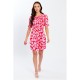 рокля,дамски,поли,и,рокли,дамски,облекла,размер,be,you,mini,tea,dress,red,floral