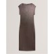 рокля,дамски,поли,и,рокли,ted,baker,ted,metallic,dress,ld54,charcoal
