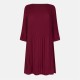 дамска,рокля,дамски,поли,и,рокли,boss,dasie,10250799,01,skater,dress,womens,dark,red