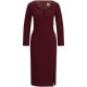 дамска,рокля,дамски,поли,и,рокли,boss,women,s,dihera1,wrap,dress,open,red