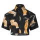 дамски,ризи,amiri,champaign,print,silk,shirt,black