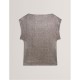 дамски,топове,ted,baker,ted,metallic,ss,top,ld54,charcoal