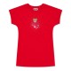 тениска,moschino,kids,logo,t,shirt,dress,poppy,red,50109