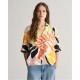риза,с,къс,ръкав,дамски,ризи,gant,relaxed,fit,palm,print,linen,short,sleeve,shirt,medal,yellow