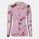 тениска,дамски,топове,ted,baker,women's,fitted,mesh,t,shirt,pink