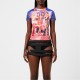 тениска,дамски,топове,diesel,women's,jodie,slim,fit,t,shirt,purple