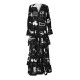 дамска,рокля,дамски,поли,и,рокли,off,white,women,s,maxi,dress,black,white
