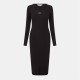 рокля,дамски,поли,и,рокли,off,white,women's,full,length,maxi,dress,black,white